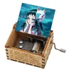 Wooden Music Box Retro Painted Hand-cranked Ghost Extinguishing Blade Music Box To Send Friends Music Box Halloween Decoration 1