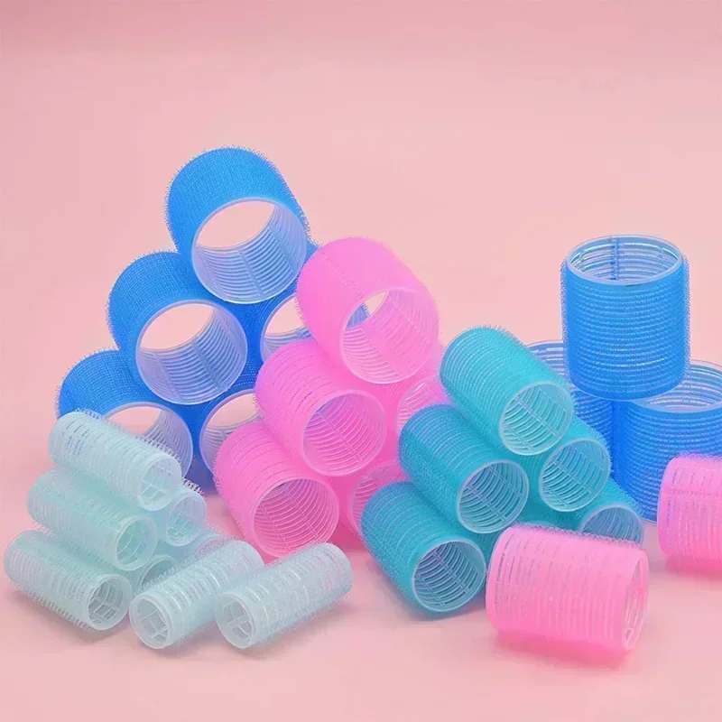 Hair Rollers Self Grip Hook Hair Curlers Heatless Roller Salon Dressing Curlers Jumbo Size Sticky Styling Tools