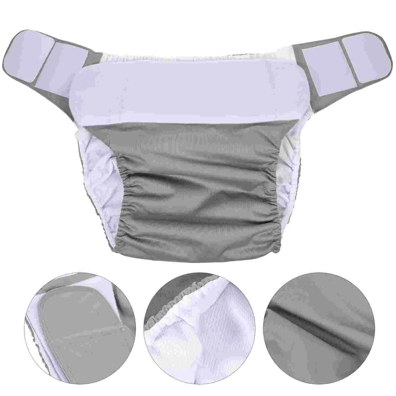 Adult Swim Diapers Absorbent Pad Women Cloth Panty Incontinence Pants for Nappy Briefs Women's 3