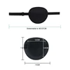 Pirate Eye Patch Unisex Black Single Eye Patch Eyepatch One Eye Washable Adjustable Concave Eye Patch Kid Pirate Cosplay Costume 6