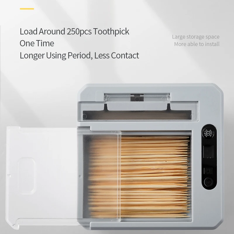 스마트 자동 이쑤시개 홀더, 지능형 센서 전기 이쑤시개 디스펜서, 가정용 이쑤시개 상자, 가정용 보관함