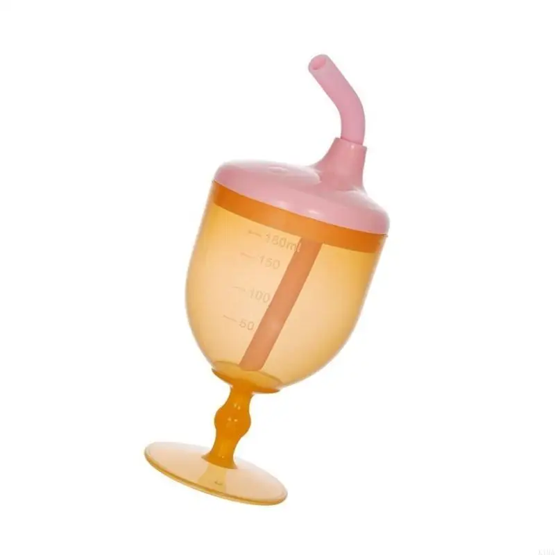 K1MA 어린이 마시는 컵 학습 학습 뚜껑이 달린  모금 컵 물병