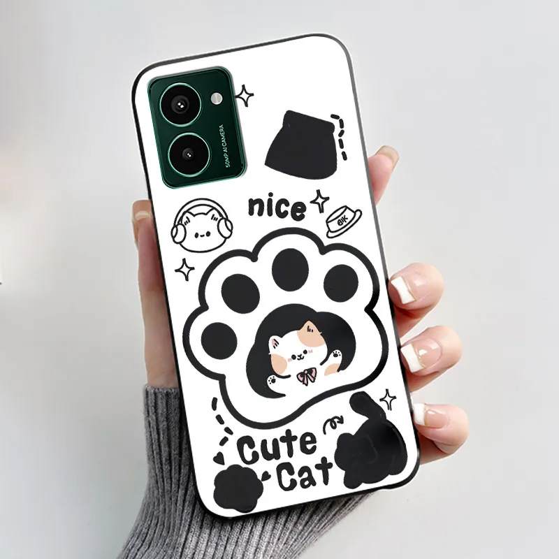 Cute Cartoon Soft Silicone Phone Case - Protective & Durable Cover