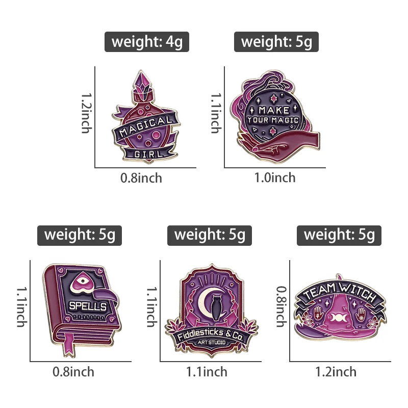 MAKE YOUR MAGIC ENAMEL PIN Moon Attic - Colours Shop