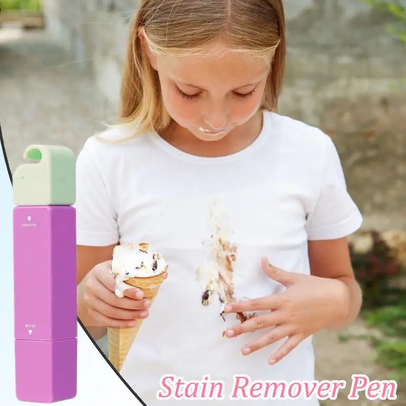 Stain Remover Pen Portable Clothing Stain Remover No Washing Travel Double-Headed Bleach Pen Rescue Clothes From Blood Wine