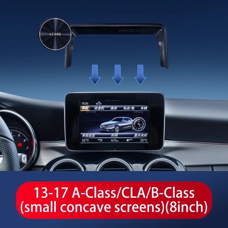Car Phone Magnetic Holder Mount For Mercedes Benz CLA GLA GLC A/B/C/V Class Dashboard Screen Navigation Bracket Car Accessory