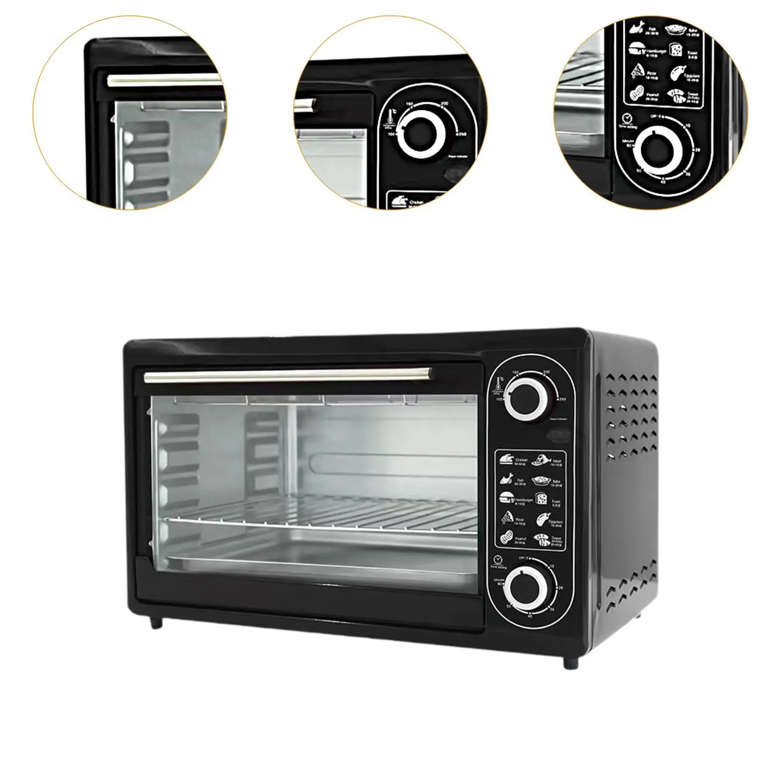 38L Multifunctional Toaster Oven – Large Capacity Electric Oven 5