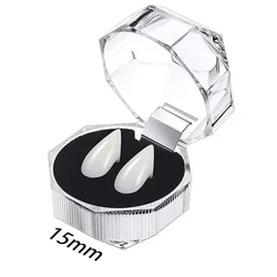 Vampire Fangs Costume Cosplay Halloween Accessories - 2Pairs (15mm)