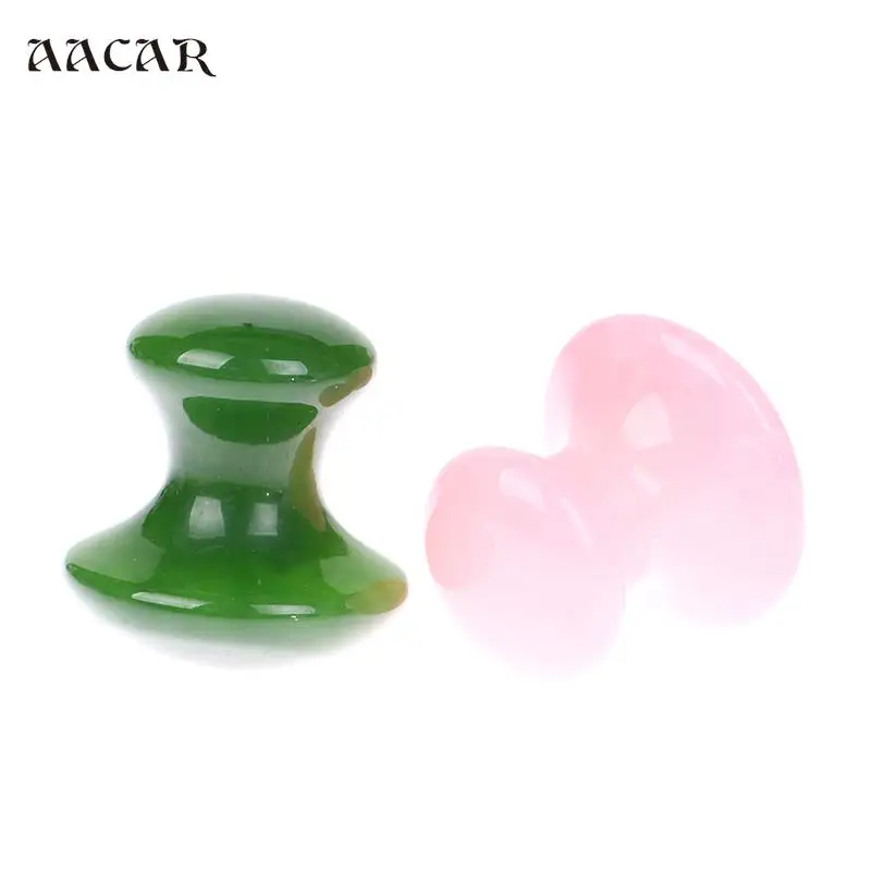 1PC New Mushroom Shape Jape Stone Gua Sha Massager Eye Face Jade Body Massage Tool Gua Sha Scraping Tool