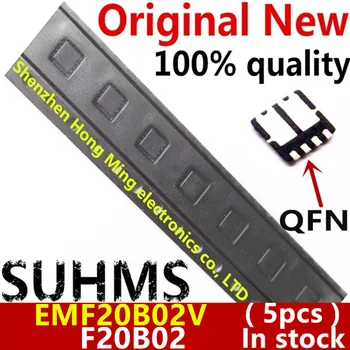 QFN-8 칩셋, EMF20B02V, F20B02V, F20B02, 100% 신제품, 5 개
