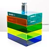 Color Desk Letter Tray A4/A5 Size Clear Acrylic Stackable Document Organizer Office Desktop File Paper Holder Book Storage Rack 4