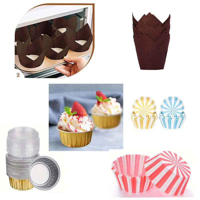 Cupcake Liners Baking Cups, Non-Stick Decorative Paper Muffin Cups, Wrappers for Cupcak... - SKU CLBC1726 - UGI Packaging