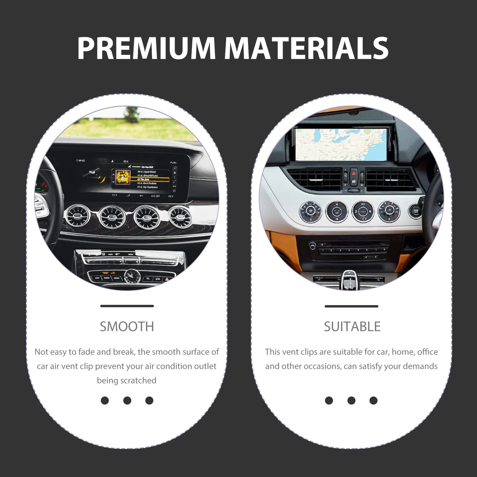 20pcs �ڵ��� ȯ�� Ŭ�� �Ʒθ� �׶��� ���� û���� �ڵ��� Ȩ ���ǽ� �׼������� �� �� ���� ���� �ݼ� �귡Ŷ �ڵ� ���