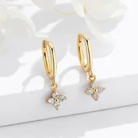925 Sterling Silver Leaf Earrings For Women Luxury Hypoallergenic Round Circle Hoops Earrings Trendy Party Jewelry Holiday Gifts - Image 6