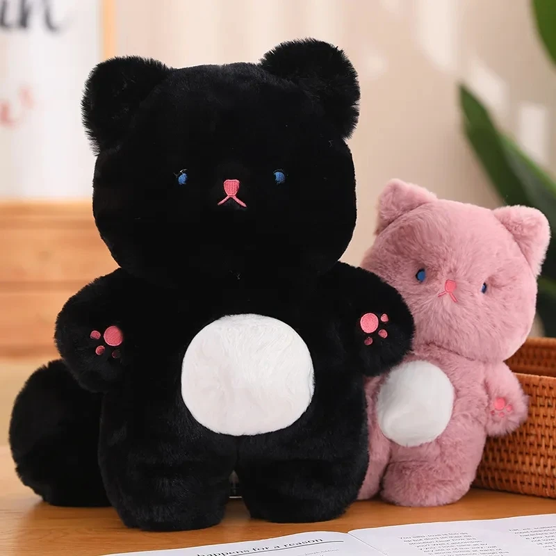 

Милая плюшевая игрушка в виде кошки, мягкая кукла-диванная подушка, подушка, детские игрушки на день рождения, Рождество, элегантный подарок для мальчика и девочки