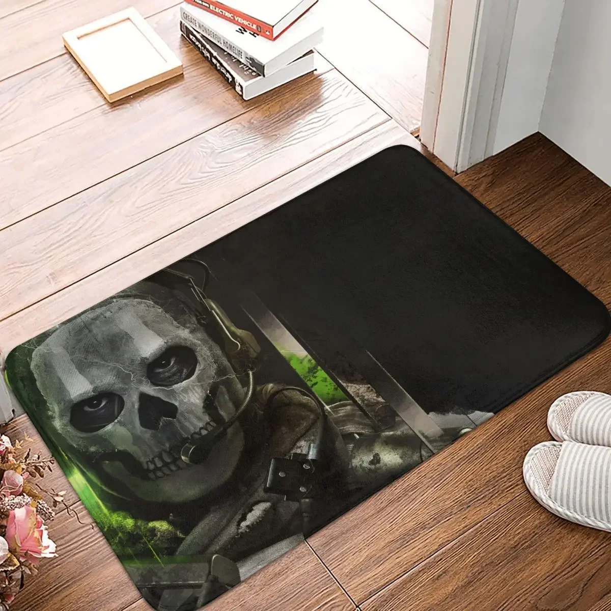 

Call Of Duty COD FPS Game Non-Slip Carpet Simon Ghost Riley Doormat Bedroom Kitchen Mat Entrance Door Decoration Rug