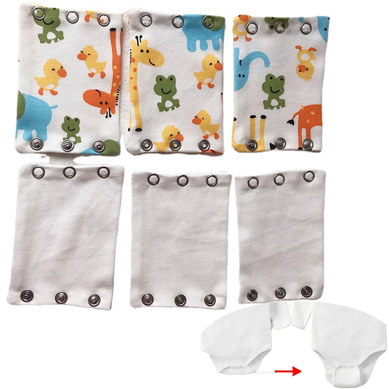 Baby Romper Partner Lengthen Pads Super Utility Bodysuit Diaper Jumpsuit Extender Film Baby Infant Romper Partner 2PCS baby romper