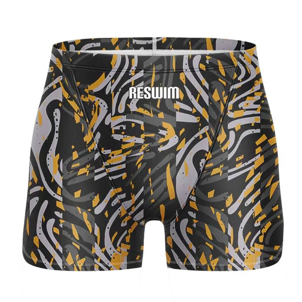Summer Mens Swim Jammer Shorts Endurance Athletic Training Swimsuit Swimming Trunks Swimsuit New Swimming Jammers Surfing Shorts