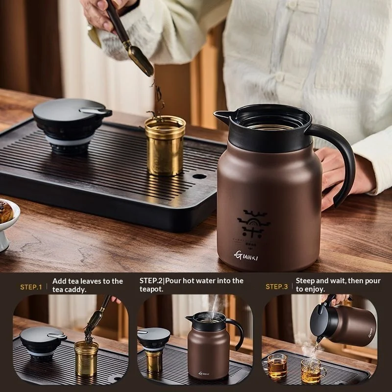 إبريق شاي من التيتانيوم من Gianxi إبريق شاي منزلي...