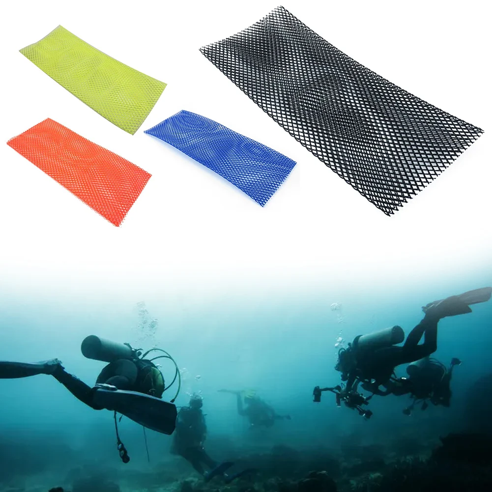 12L Scuba Tank Mesh Protection Cover Reusable Scuba Tank Gas Cylinder Anti-Collision Net Sleeve Diving Accessories