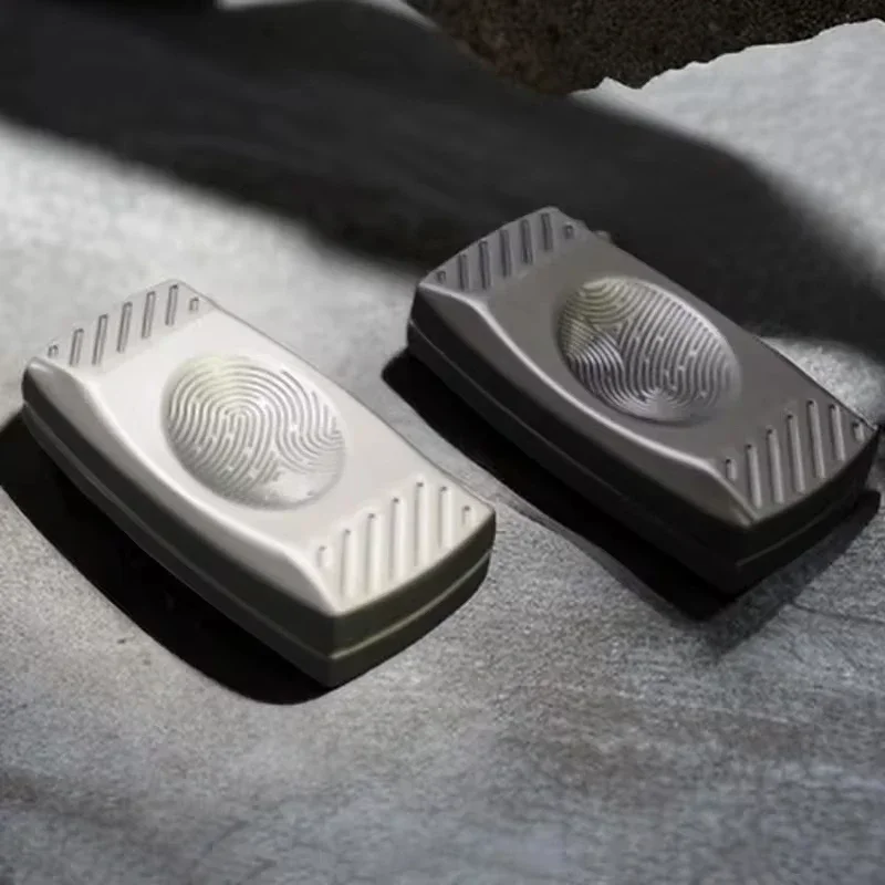 Fingerprint magnetic tactile slider EDC Fidget slider metal Fidget toy ADHD tool adult anxiety relief toy autism toys