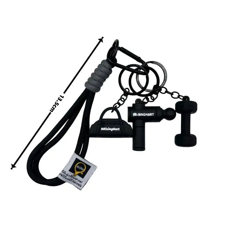 1Pc Fitness Keychain For Gym Lovers Premium Gift For Gym Bags Water Bottles D Buckle Sports Style Keychain Accessories