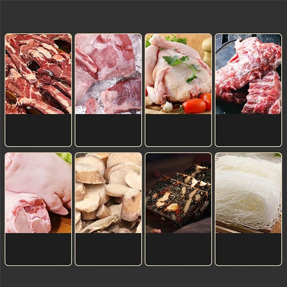 Commercial Manual Slicers for Frozen Meat Bone Minced Lamb Chicken Duck Fish Cutting Stainless Steel Bone Meat Cutting Machine