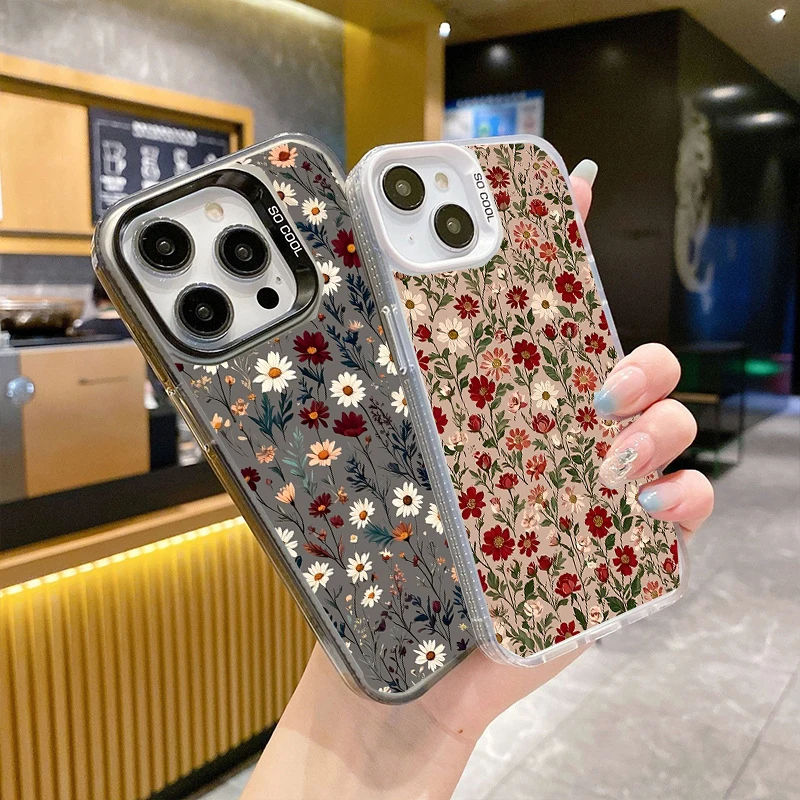 Daisy Flowers Hard Cover Phone Case