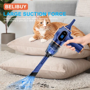 BELIBUY Wireless Car Vacuum Cleaner Home Appliance Sofa Office High-Power Household Cleaning Machine Mini Vacuum Carpet Cleaner 2