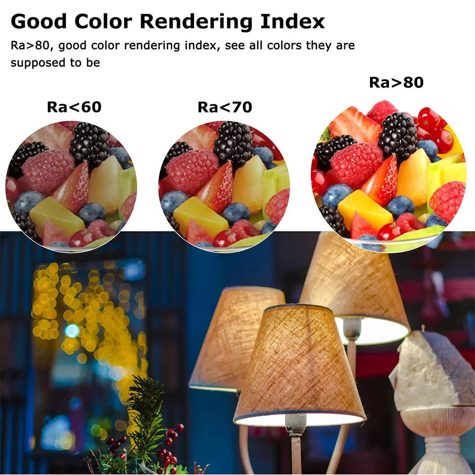 4PCS E27 E14 LED Bulb Lighting AC110V 6500K/4000K/3000K 3W 6W 9W 12W 15W 20W LED Light Bulb Suitable for Living Room Home Indoor