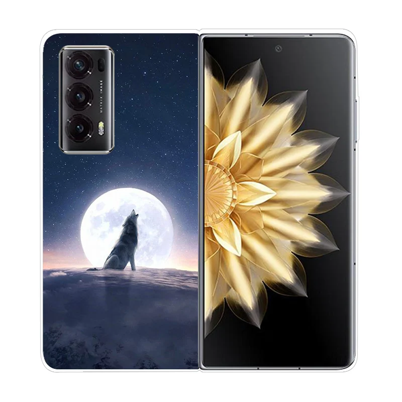 Durable Clear Hard Shell Phone Case - Shockproof & Foldable Design