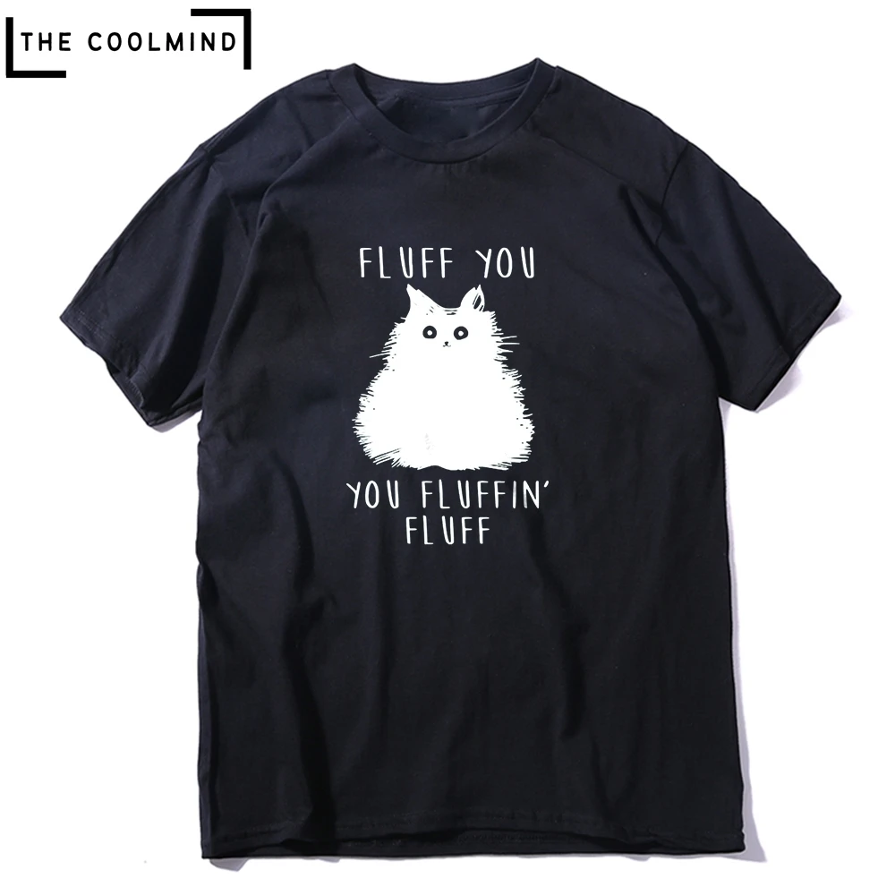 

100% Cotton Big Size Men T Shirt o-neck Funny Cat Print Men Tshirt Cool Loose Men Cat t-shirt Tee Shirt Tops C101A011 CA-A11