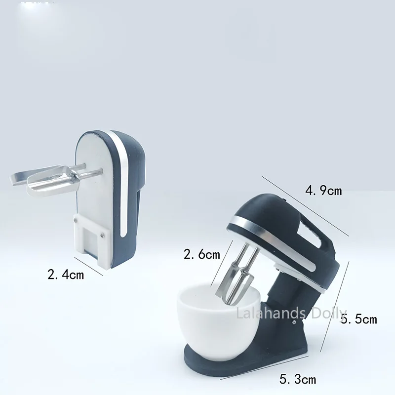 Dollhouse Mini Simulation Electric Egg Beater (Can Be Working) Model for Kitchen Furniture Decoration Accessories 4