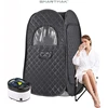 Large Size Sauna Portable Steam Sauna Personal Home Spa with 4L Large Steam Generator 16 Levels Remote Control and Chair 1