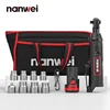 Nanwei Mini Ratchet Wrench Truss 45NM Electric Wrench Angle 12V Fast Right Angle Charging Line Frame Driver Set 1