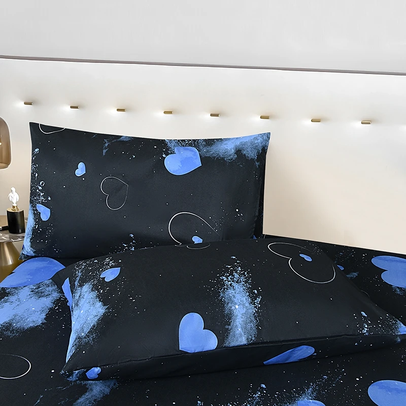 2pcs Pillowcase Rectangle Pillow Cover Simple Print Pillowslip Home Bed Pillowsham Soft Cushion Covers fundas de almohada 5