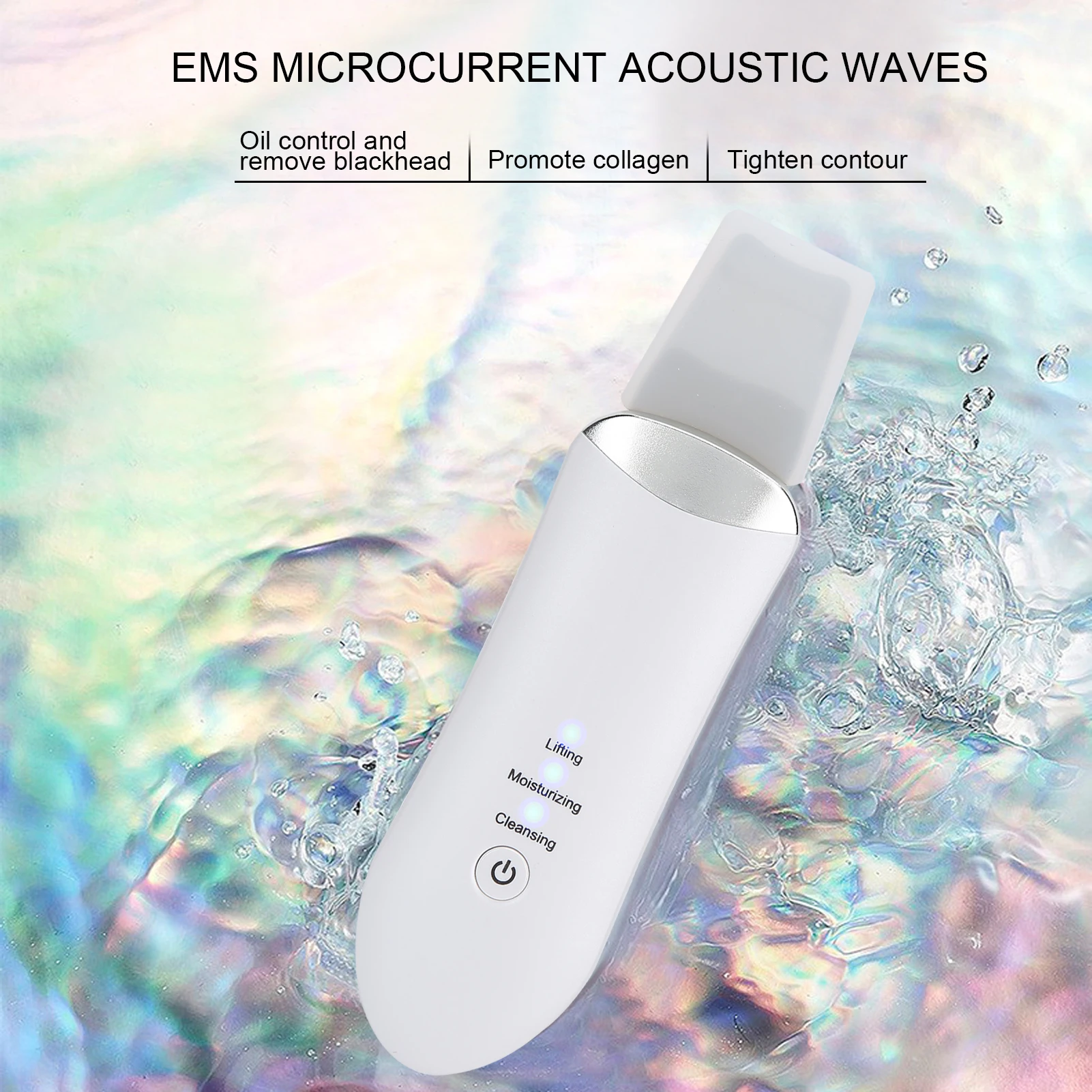 1pcs Skin Scrubber Deep Vibrate Facial Cleaner Shovel Spatula Not Ultrasonic Face Scrubber Pore Cleaner Facial Shovel Massage