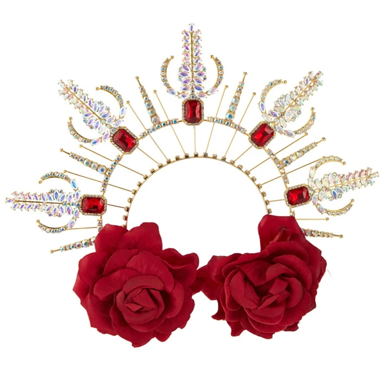

Novelty Angel Hair Hoop Halloween Hair Holder Cosplay Party for Head