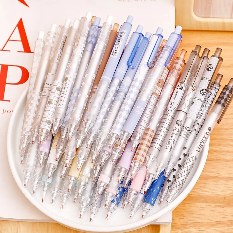 6 teile/schachtel kreative bunte Gel-Stifte für Kinder Mode Büro Schule Signieren Stifte – Detail 5