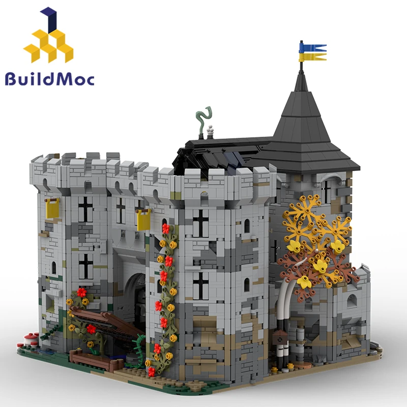spiller latin Pompeji Moc 6074 Black-falconal's Enclosed Knight Fortress Building Blocks 10039  Medieval Castle Bricks Toys For Children Birthday Gifts - Blocks -  AliExpress