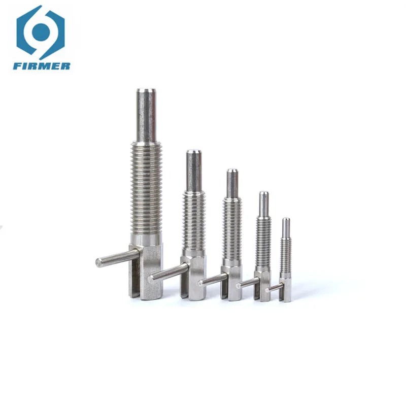 

VCN233 Series Strong Steel Material Self-locking Handle L-type Long Thick Tooth Knob Plunger Indexing Pin High Precision