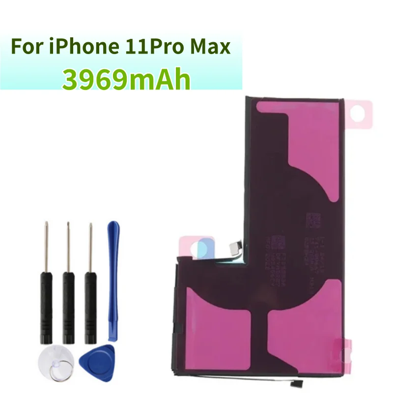 IPhone 11,11 Pro, 11 Pro, 11 Pro Max用の高容量バッテリー,交換用
