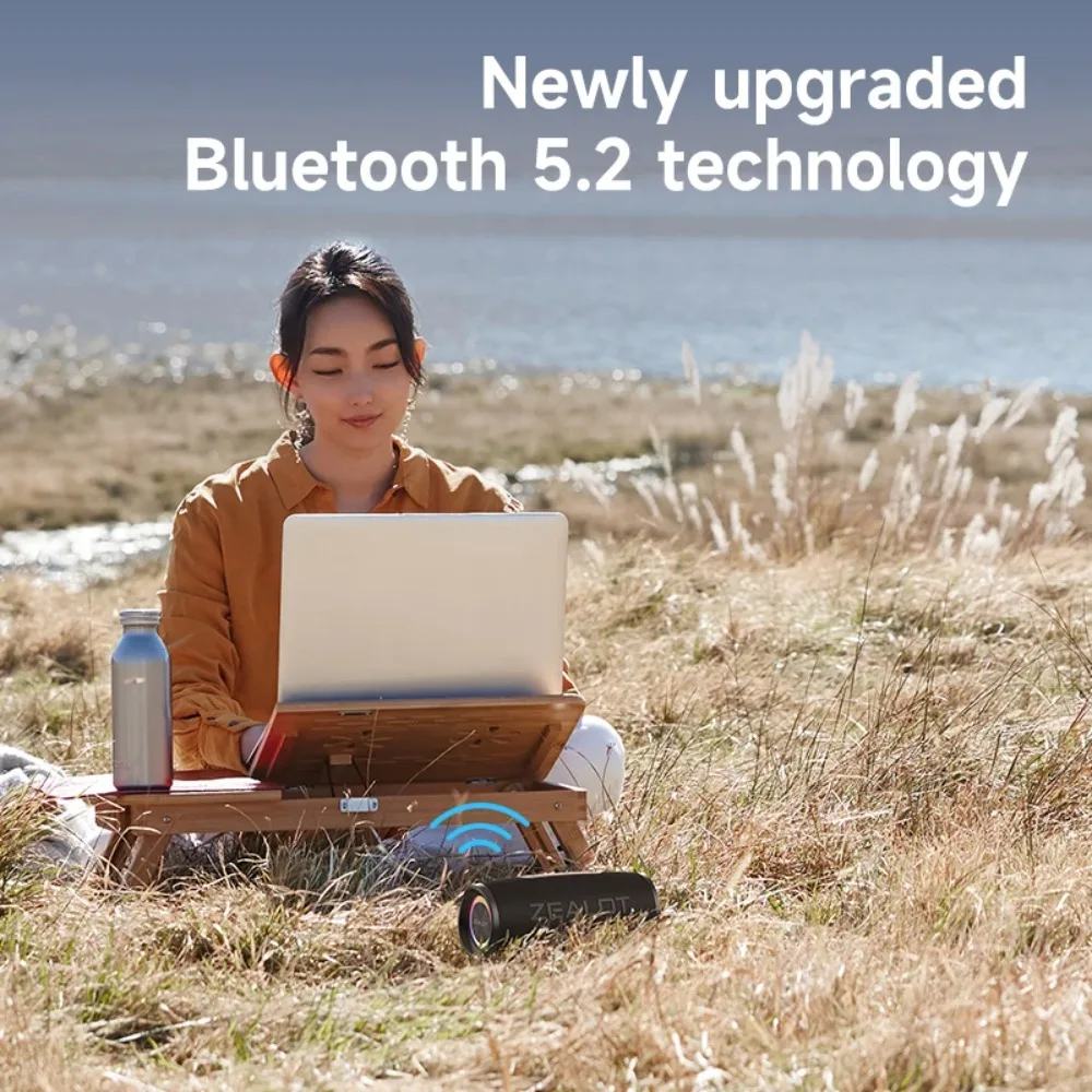 S56 Bluetooth Speaker 40W Output Power Bluetooth Speaker with Excellent Bass Performace IPX6 Waterproof Camping Outdoor