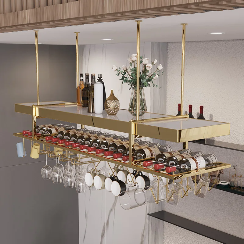 Houses Iron Bar Cabinet Storage Design Corner Kitchen Industrial Modern Display Home Wine Rack Art Gabinet Nordic Furniture