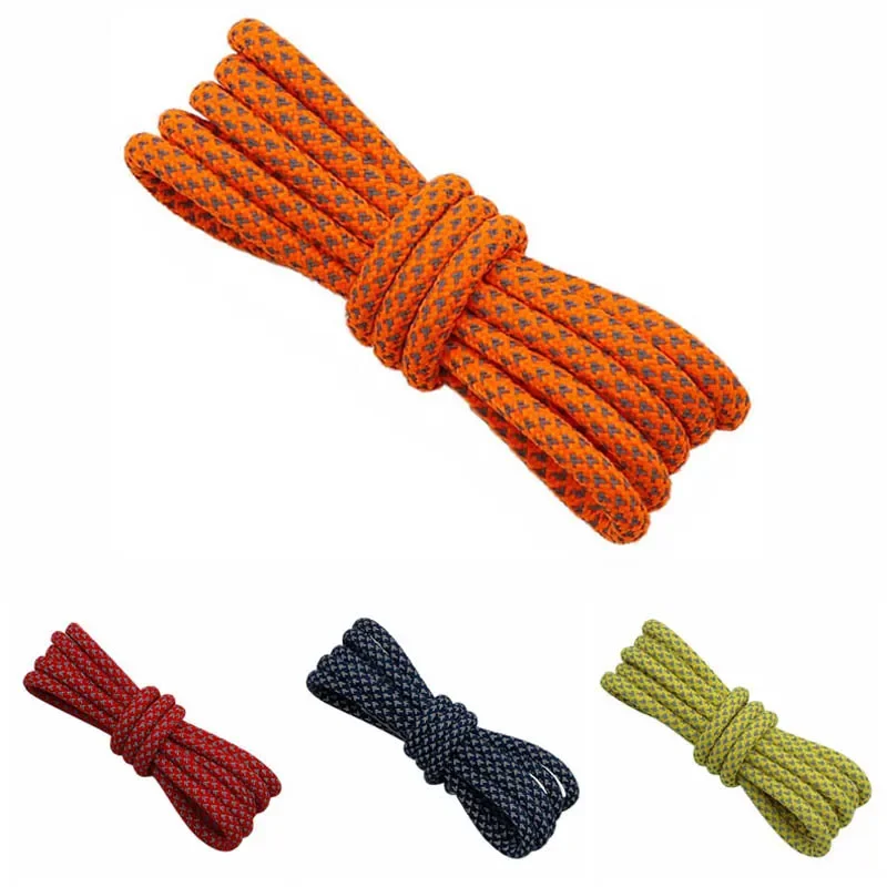 12 Colors 4.5MM High-Ranking Reflective Shoe Accessories Eye-Catching Shoelaces Daily Traveling Nice Street Walking Ropes 350V2