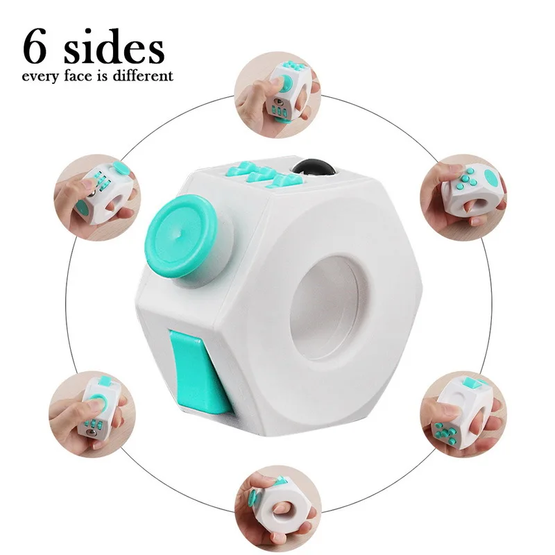 Office Stress Relief Cube Adult Anti-Stress Squeeze Decompression Finger Fidget Toys For Autism ADHD 6