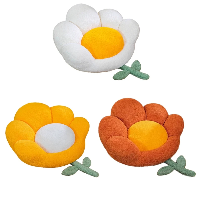 

Flower Seat Cushion Cute Floor Pillow Thickened Flower Shape Floor Pillows Seating Floor Cushions Relax Yoga Meditation Durable