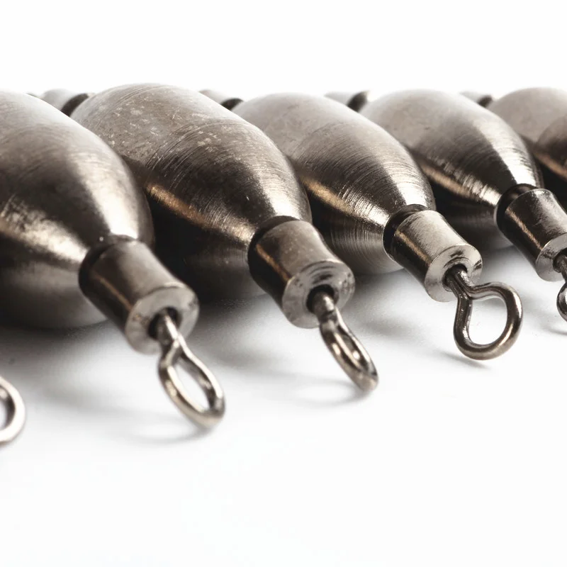 3Pcs Angeln Kupfer Blei Platinen Schwenkt Stecker Größe 0,4-2,5 Pin Lager Rolling Zähler Gewicht Angeln Tackle Zubehör – Detail 4