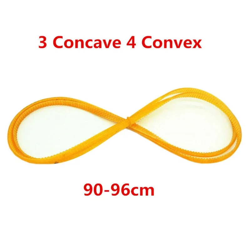 Wheel Balancer Machine Transmission PU Belt wheel balancer belt 2PCS 3 Concave 4 Convex 90-96cm