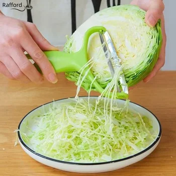 Descascador de vegetais de cozinha, aço inoxidável, descascador de batata e repolho, ralador, salada, multifuncional, ferramentas de descascador de frutas e vegetais 1